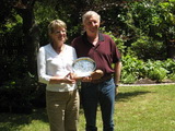 Ken and Madeleine with the Mary Henderson Memorial trophy